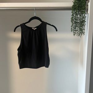 Cute simple black crop